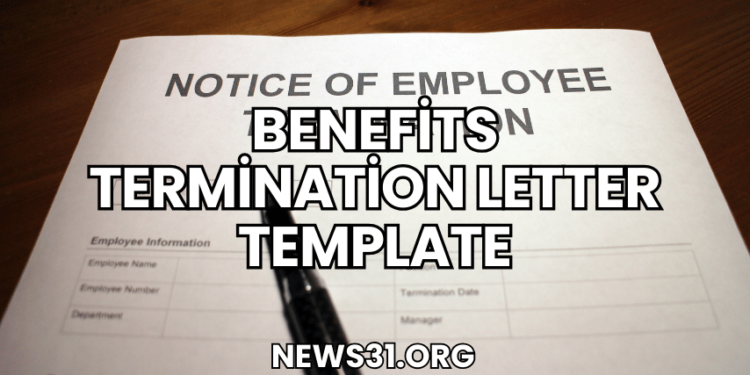 Benefits Termination Letter Template