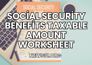 Social Security Benefits Taxable Amount Worksheet