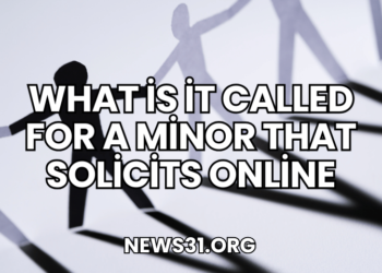 what is it called for a minor that solicits online